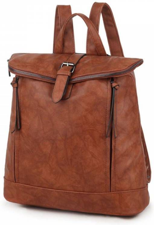 Wimona Madonna Rugzak cognac Damestas