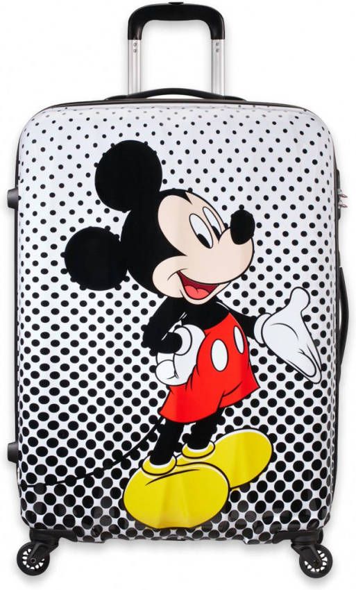 American Tourister Disney Legends Spinner 75 Alfatwist mickey mouse polka dot Harde Koffer