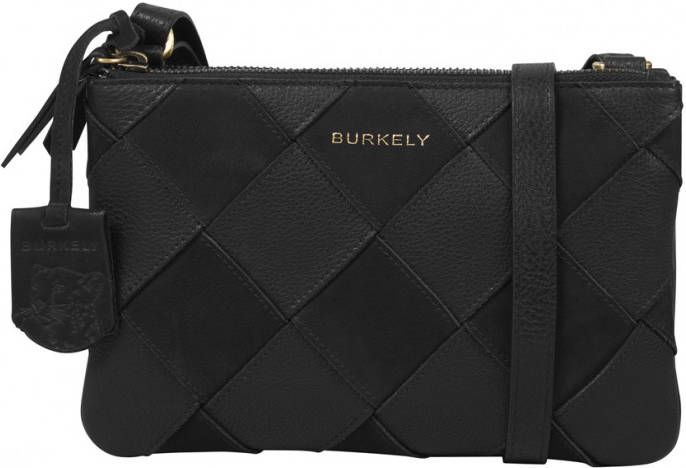 Burkely Crossbodytas Even Ella Double Pocket Zip Zwart