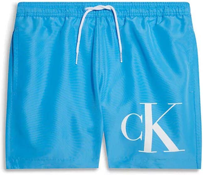 Calvin Klein Zwembroeken Boys Medium Drawstring Blauw