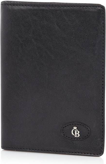 Castelijn & Beerens Bi fold portemonnees Gaucho Passport Etui Zwart