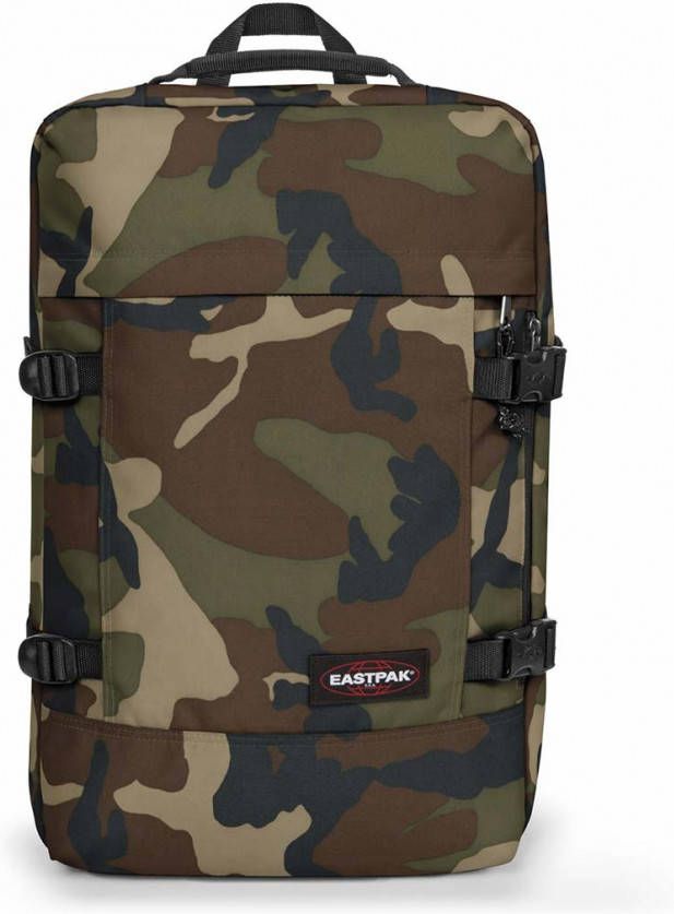 Eastpak Reistas TRANZPACK, Camo met rugzakfunctie, bevat gerecycled materiaal(global recycled standard )