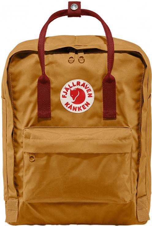 Fj&#xE4;llr&#xE4;ven K&#xE5;nken 16L Rugzak Donkergeel/Donkerrood