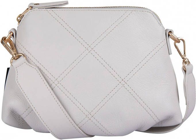 Fred de la Bretoniere Soft Nappa Leather Crossbody M beige Damestas