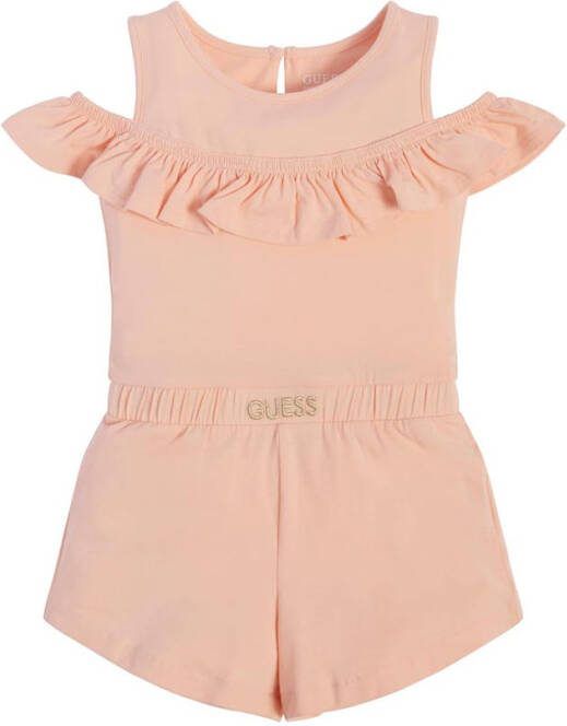 Guess Jumpsuits & Sets Sl Romper With Frill Oranje