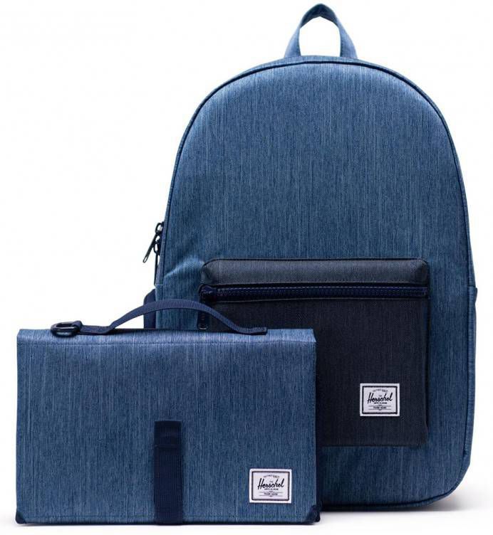 Herschel Settlement Sprout Luiertas Rugzak Faded Denim Indigo Denim Herschel Settlement Sprout Luiertas Rugzak Faded Denim Indigo Denim