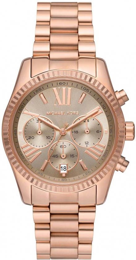 Michael Kors Horloges Lexington Ros&#233, goudkleurig