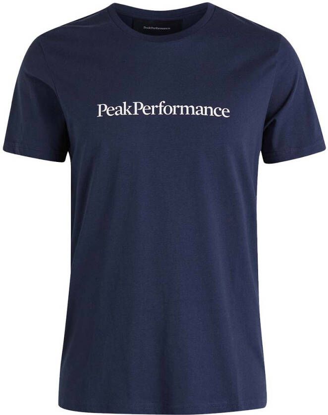 Peak Performance T shirts Ground Tee Blauw