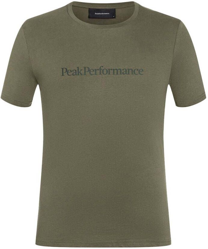 Peak Performance T shirts Ground Tee Groen
