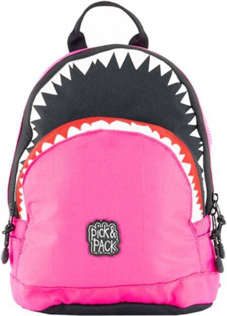 Pick & Pack Dagrugzak Backpack Shark Shape Roze
