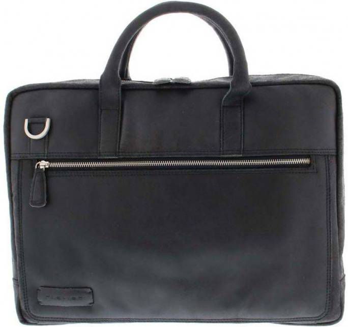 Plevier 15.6 Vintage London Laptoptas 2 vaks 15.6' zwart