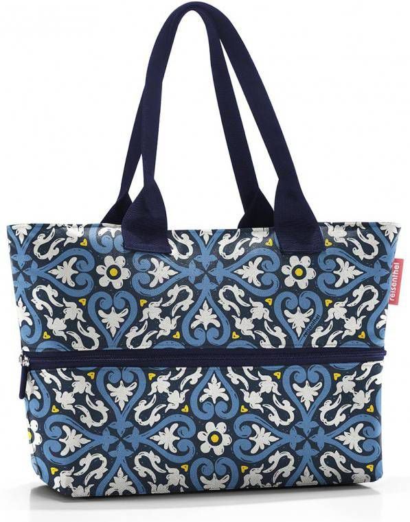 Reisenthel Shopping Shopper e1 black floral 1