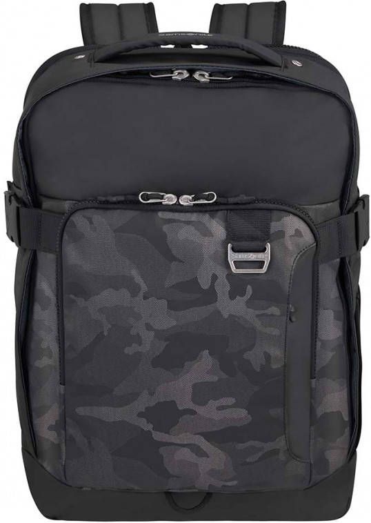 Samsonite Midtown Laptop Backpack L 15.6" Expandable Camo Grey