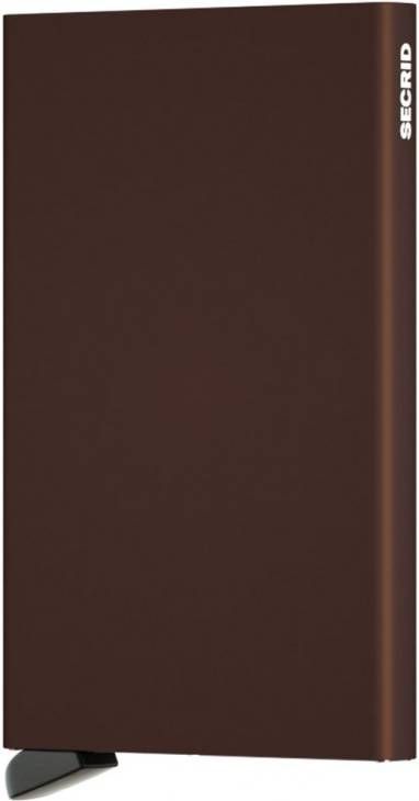 Secrid Cardprotector Kaarthouder brown Dames portemonnee
