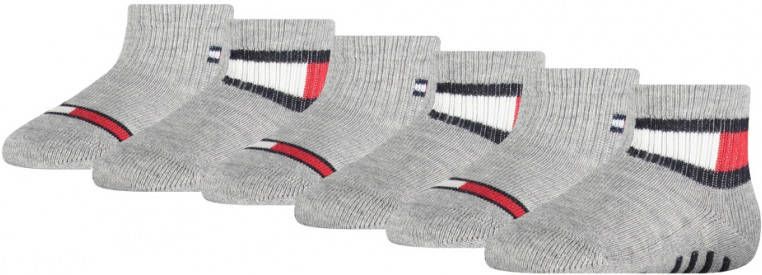 Tommy Hilfiger Sokken Baby Sock 6P Flag Grijs