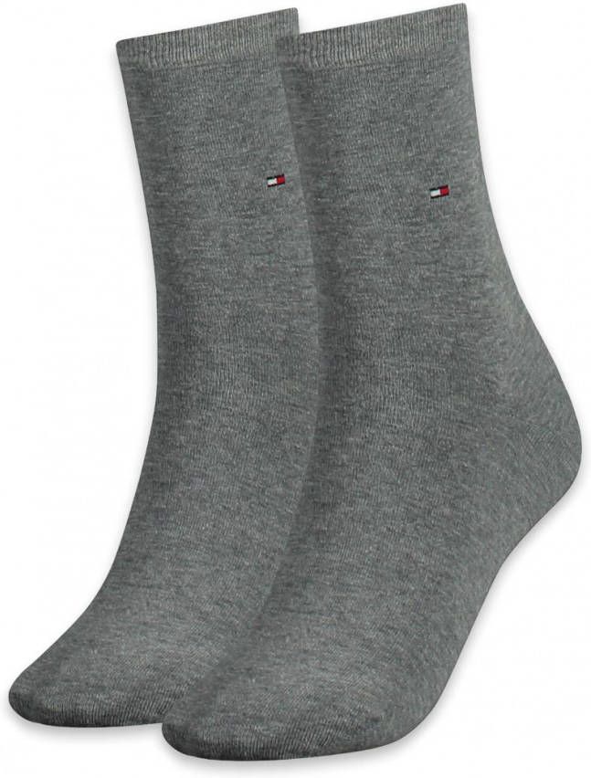 Tommy Hilfiger Sokken Women Sock Casual 2P Lichtgrijs