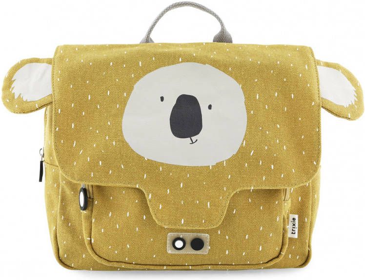 Fan Toys Trixie Schooltas Mr. Koala Junior 7 Liter 29 Cm Polykatoen Geel