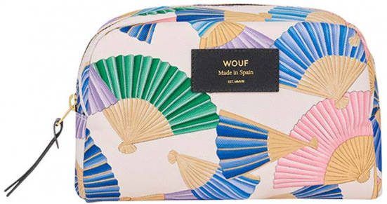 Wouf Sevilla Big toilettas met leren details en print