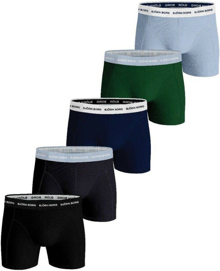 Bjorn Borg Bjö, rn Borg Essential boxershorts met logoband in 5 pack