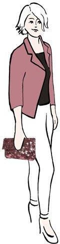Bulaggi Venus Clutch dusty pink Damestas