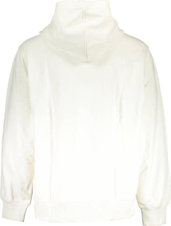 Calvin Klein Gebroken Wit Sweater Micro Monologo Hoodie