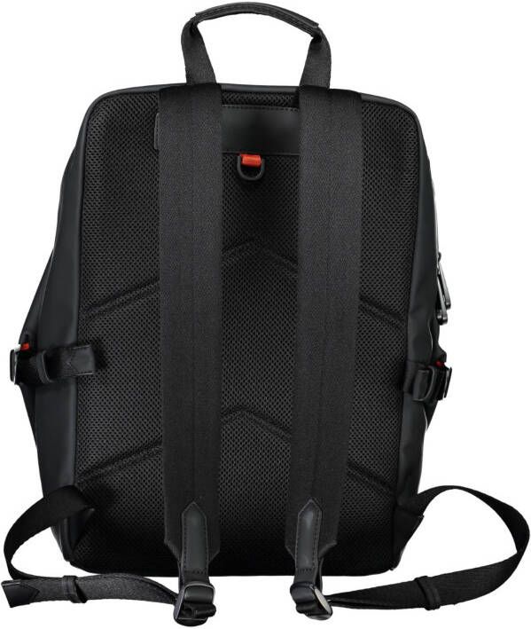 Calvin Klein Rubberized Backpack black Laptoprugzak