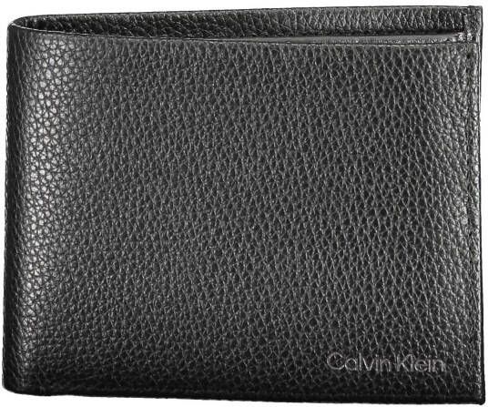 Calvin Klein Black Men& Wallet , Zwart, Heren
