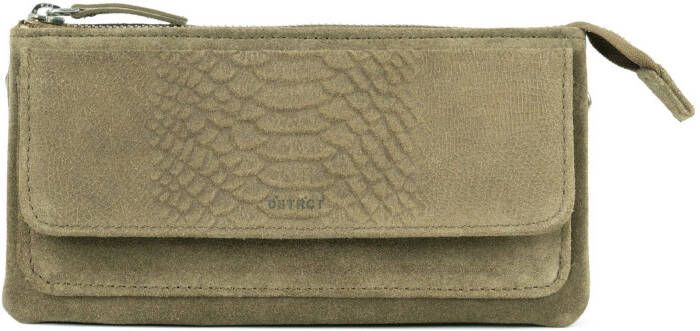 DSTRCT Portland Road Crossbody Clutch Wallet Khaki