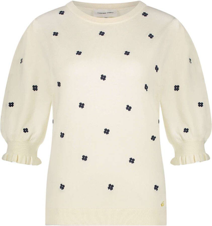 Fabienne Chapot Holly short sleeve embro pullover