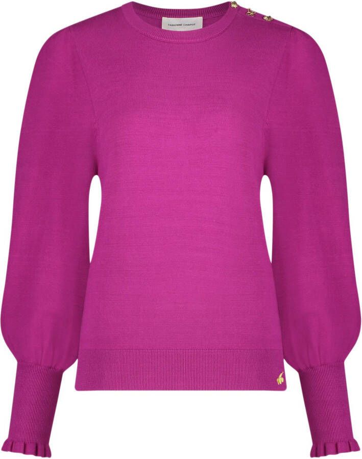 Fabienne Chapot Molly balloon sleeve magenta
