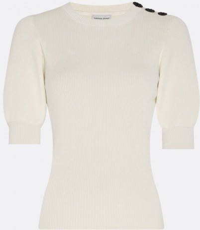 Fabienne Chapot Molly Short Sleeve Pullover , Wit, Dames