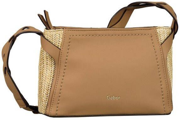 Gabor Schoudertas Carlotta met mooie raffia details