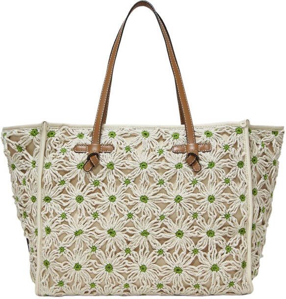 Gianni Chiarini Borsa Tessuto E Pelle , Groen, Dames
