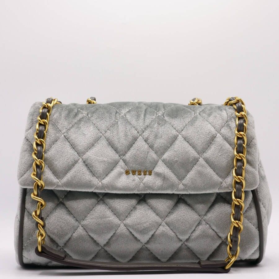 Guess Kimi Convertible Xbody Flap Bag , Grijs, Dames
