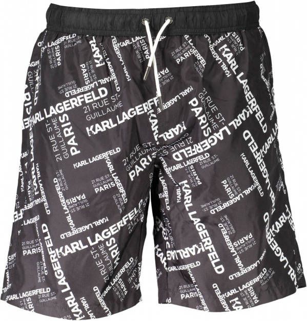 Karl Lagerfeld Sweamwear trunks , Zwart, Heren