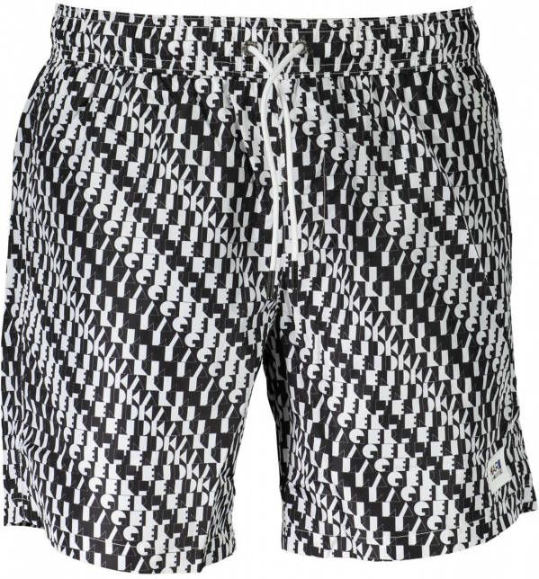 Karl Lagerfeld Monogram swimsuit , Zwart, Heren
