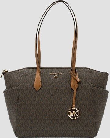 Michael Kors Schoudertas Jet Set Item Ew Tz Tote Bruin