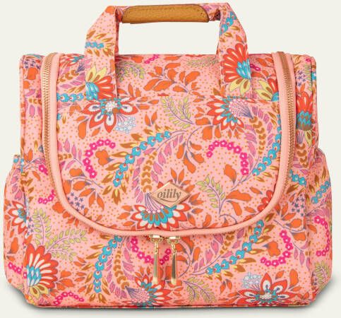 Oilily Cathy Travel Kit With Hook Ruby peach amber