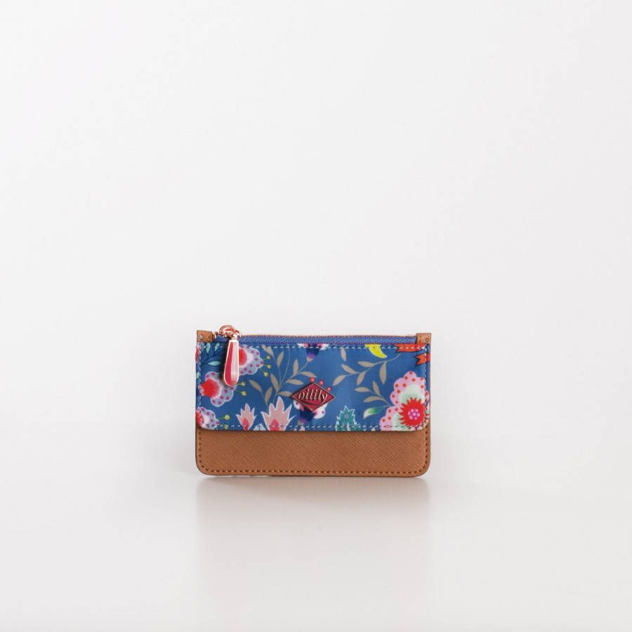 Oilily Flap credit card wallet aqua sits riviera