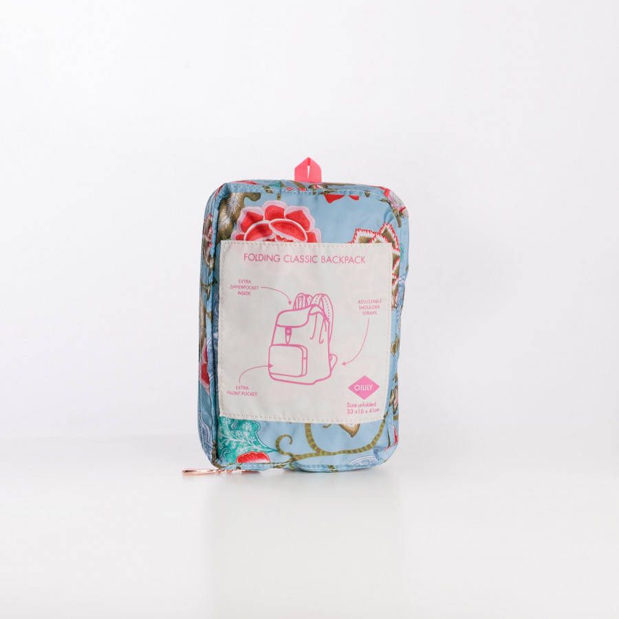 Oilily Folding classic backpack royal sits stratosphere