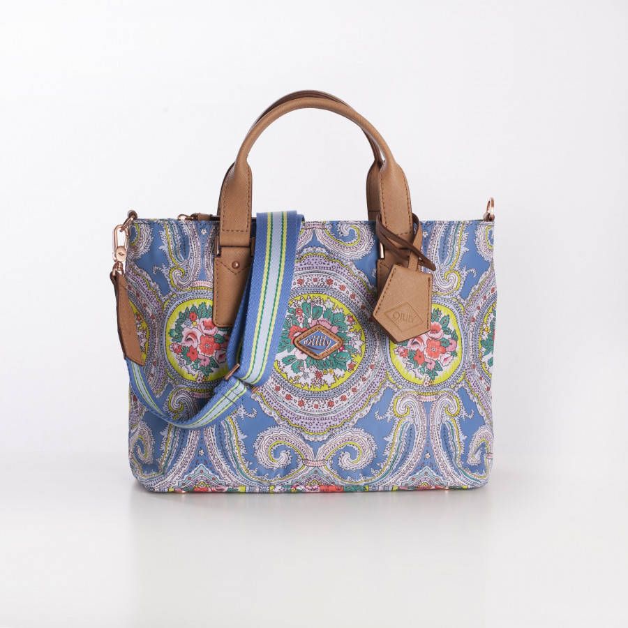 Oilily City Rose Paisley Handbag riviera Damestas