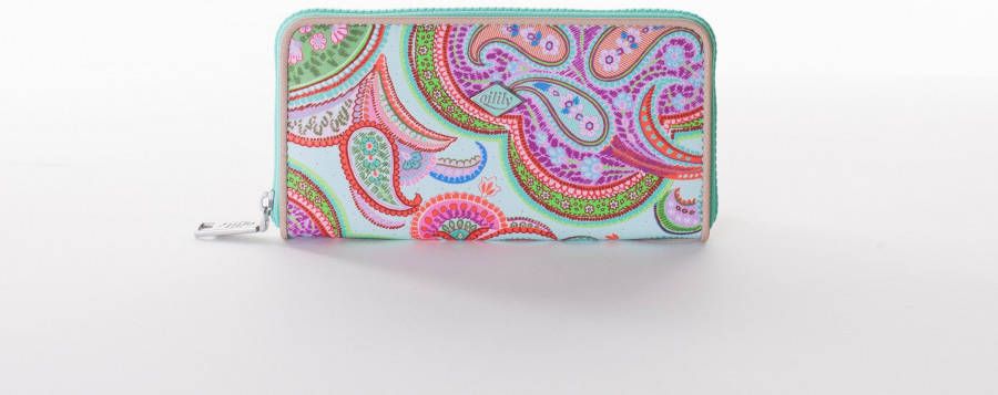 Oilily Zip Wallet II L aqua Dames portemonnee