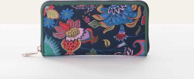 Oilily Amelie Sits L Zip Wallet black iris Dames portemonnee