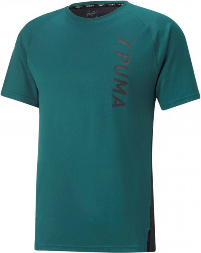 Puma fit sportshirt groen heren