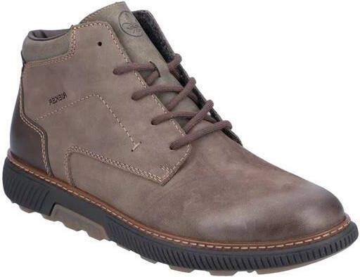 Rieker Veterboots Groen Leer 382241