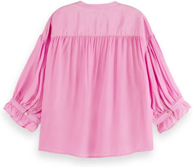 Scotch & Soda 171876 5693 scotch and soda elbow sleeve easy popover orchid pink