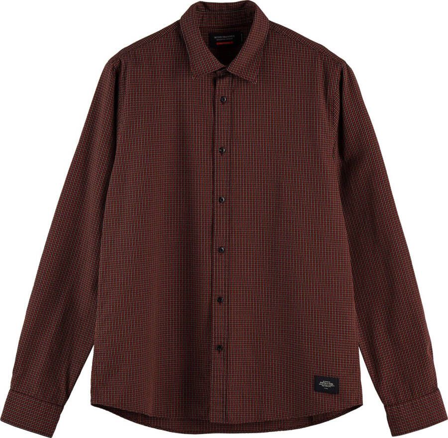 Scotch & Soda Gestructureerd overhemd met lange mouwen van katoen