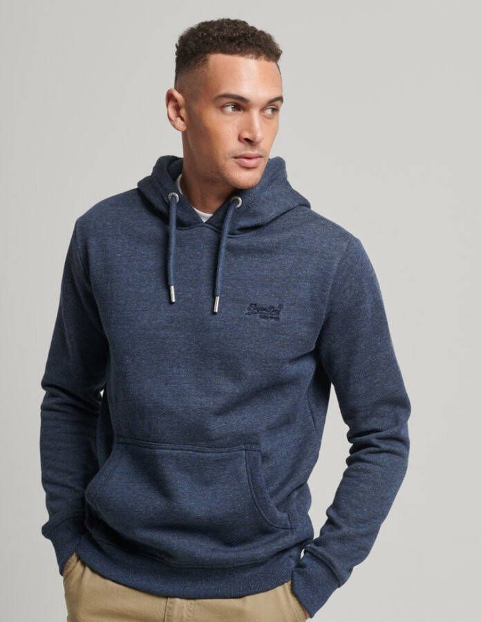 Superdry Hooded sweater vinatage logo emb navy marl(m2011399a ze2 )