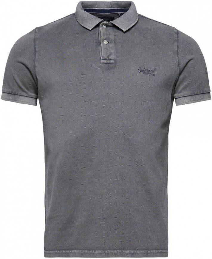 Superdry Vintage Destroyed regular fit polo van piqué, katoen