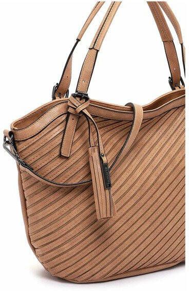 Tamaris Shopper Julina Echt leer look